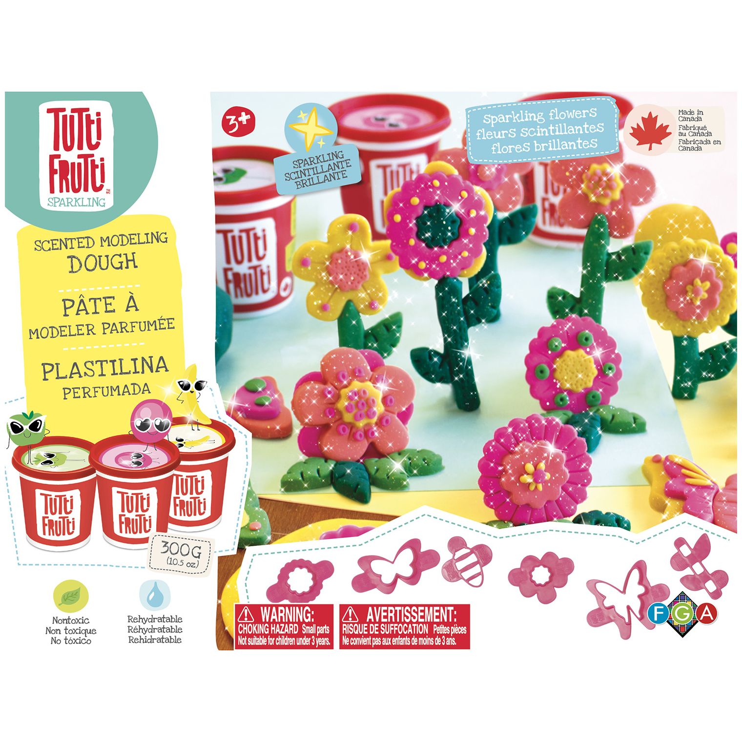Tutti Frutti Sparkling Flowers Trio Kit | bjtt16060